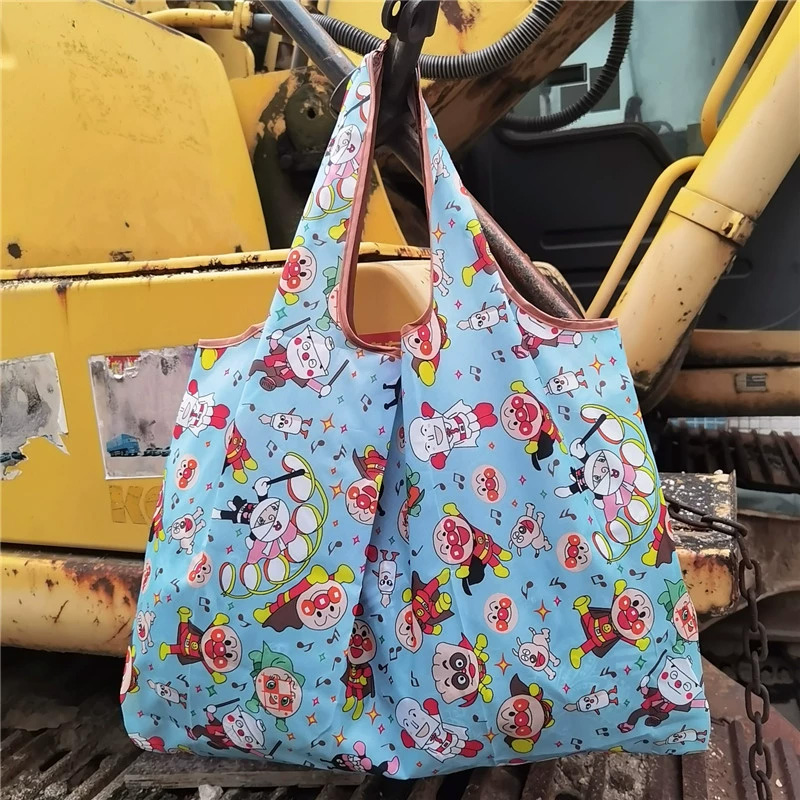Japanese Lifestyle Goods - สไตล์ญี่ปุ่นอันปันแมนกระเป๋าช้อปปิ้งแบบพับได้น่ารักความจุขนาดใหญ่กระเป๋าสะพายการ์ตูนอะนิเมะอุปกรณ์เสริมกระเป๋าเก็บของแบบพกพาของขวัญ