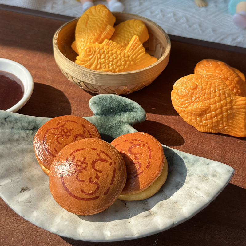 Japanese Lifestyle And Food - อุปกรณ์ตกแต่งบ้านตุ๊กตา สไตล์ญี่ปุ่น จำลองอาหารว่างย่างแบบสแนปเปอร์ ของตกแต่งน่ารัก อุปกรณ์ประกอบฉากถ่ายภาพ