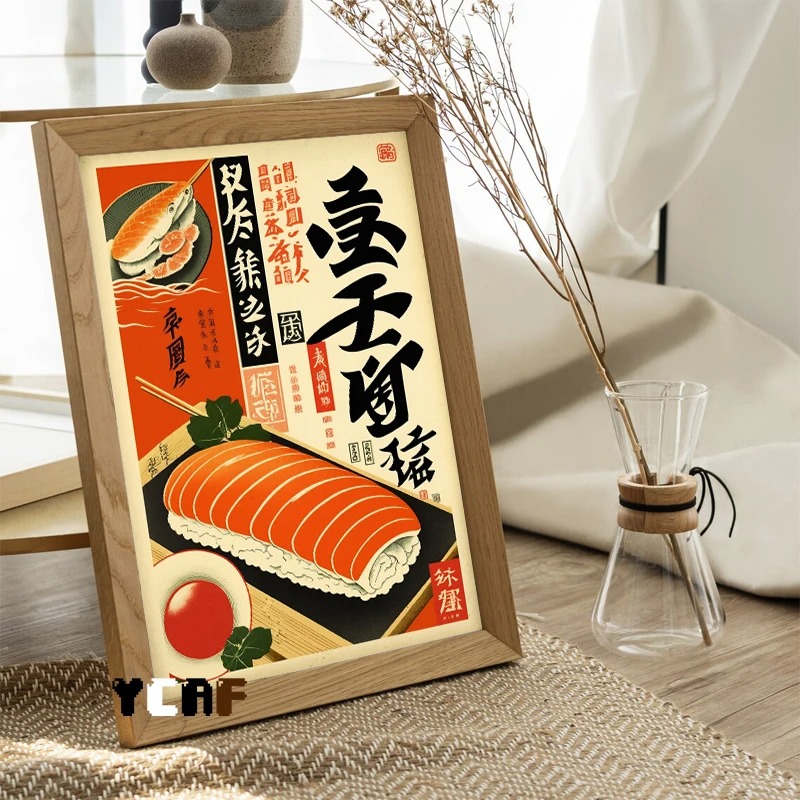 โปสเตอร์อาหารญี่ปุ่นวินเทจพิมพ - Japanese Lifestyle And Food บทวิจารณ์และราคา