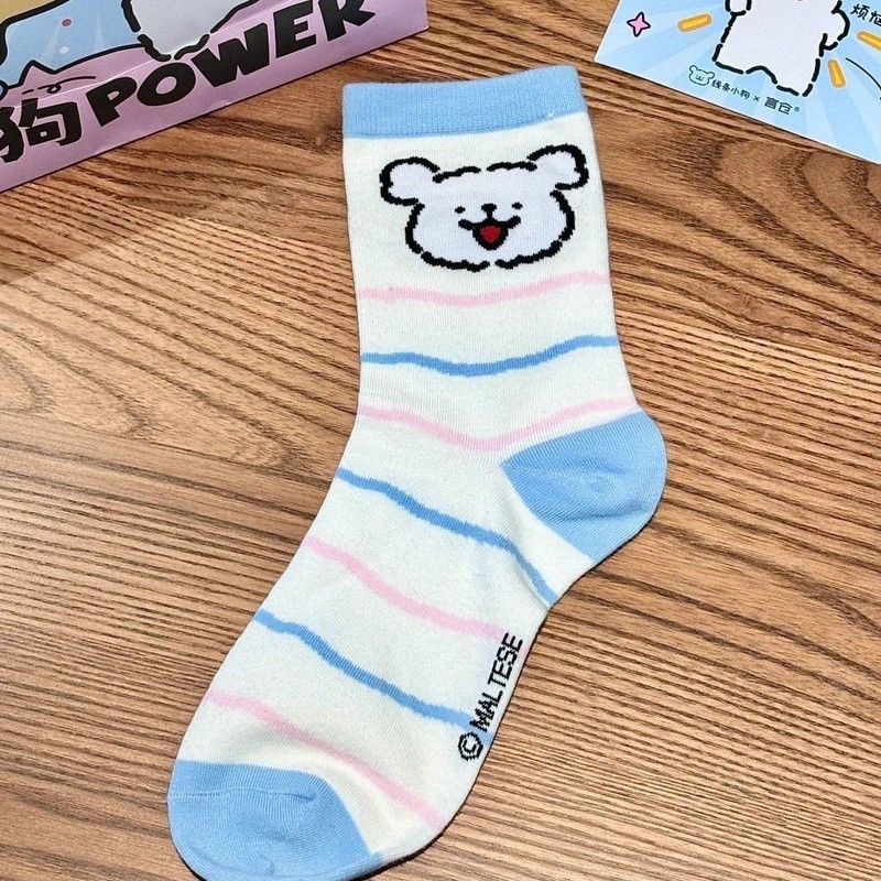 ถุงเท้าผู้หญิงสไตล์มอลตา ลายพิ - Japanese Lifestyle Goods บทวิจารณ์และราคา