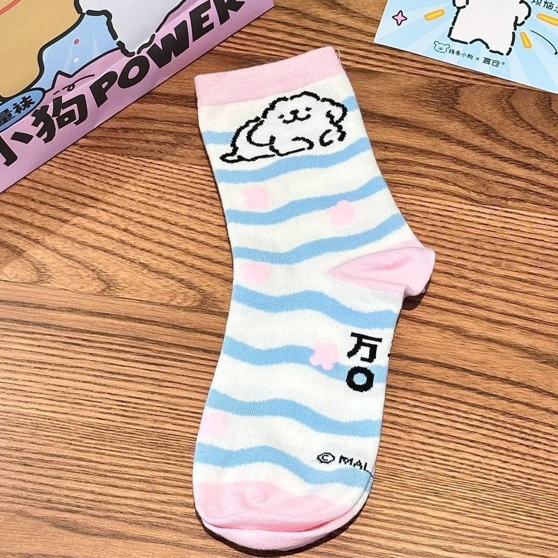 ถุงเท้าผู้หญิงสไตล์มอลตา ลายพิ - Japanese Lifestyle Goods บทวิจารณ์และราคา