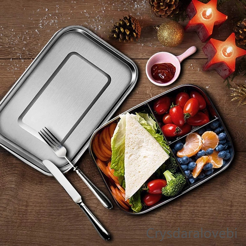 สแตนเลส Bento กล่องอาหารกลางวั - Bento Box Two Tier บทวิจารณ์และราคา