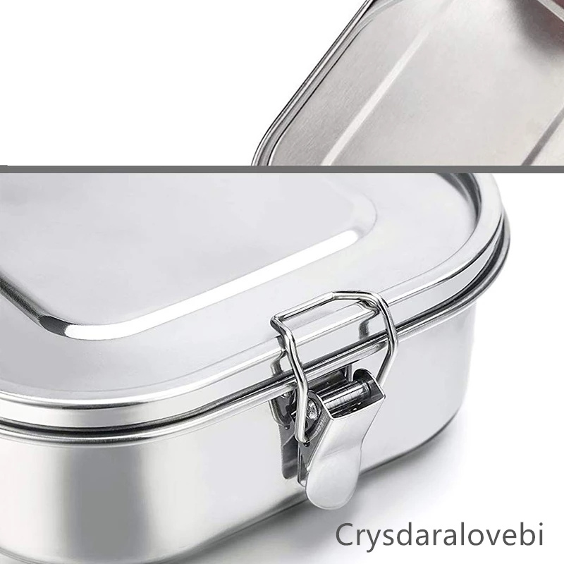 สแตนเลส Bento กล่องอาหารกลางวั - Bento Box Two Tier บทวิจารณ์และราคา