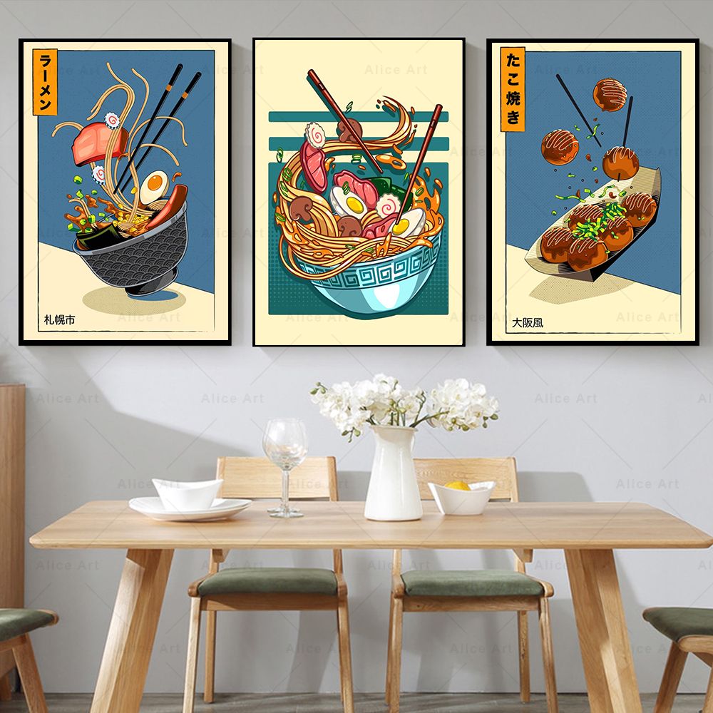 สไตล์ญี่ปุ่นโปสเตอร์ครัวอาหารภ - Japanese Lifestyle And Food บทวิจารณ์และราคา