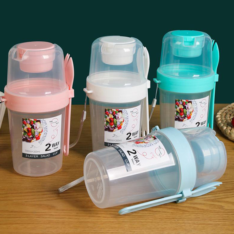 ชุดอาหารเช้าผลไม้ ข้าวโอ๊ต โยเ - Bento Box Two Tier บทวิจารณ์และราคา