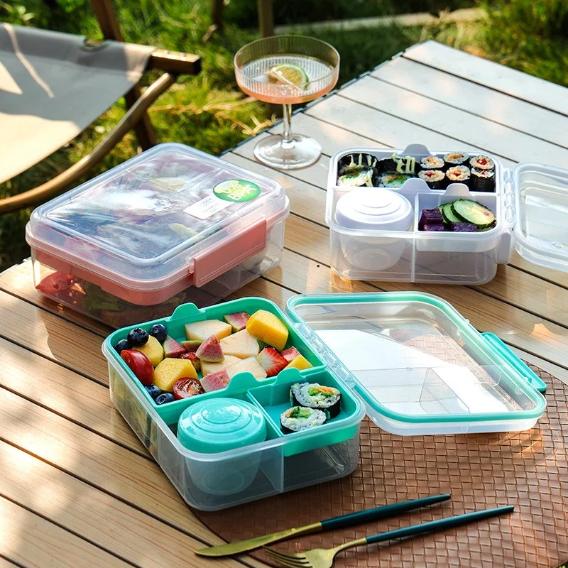 แบบพกพา Handle Design Double L - Bento Box Two Tier บทวิจารณ์และราคา