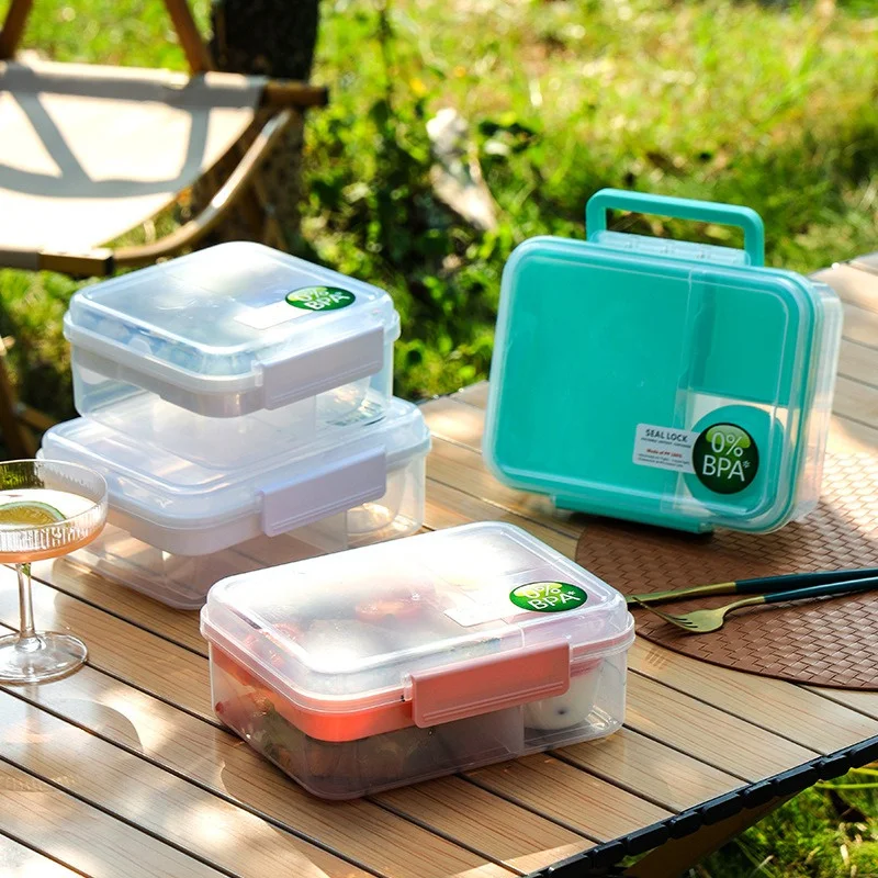 แบบพกพา Handle Design Double L - Bento Box Two Tier บทวิจารณ์และราคา